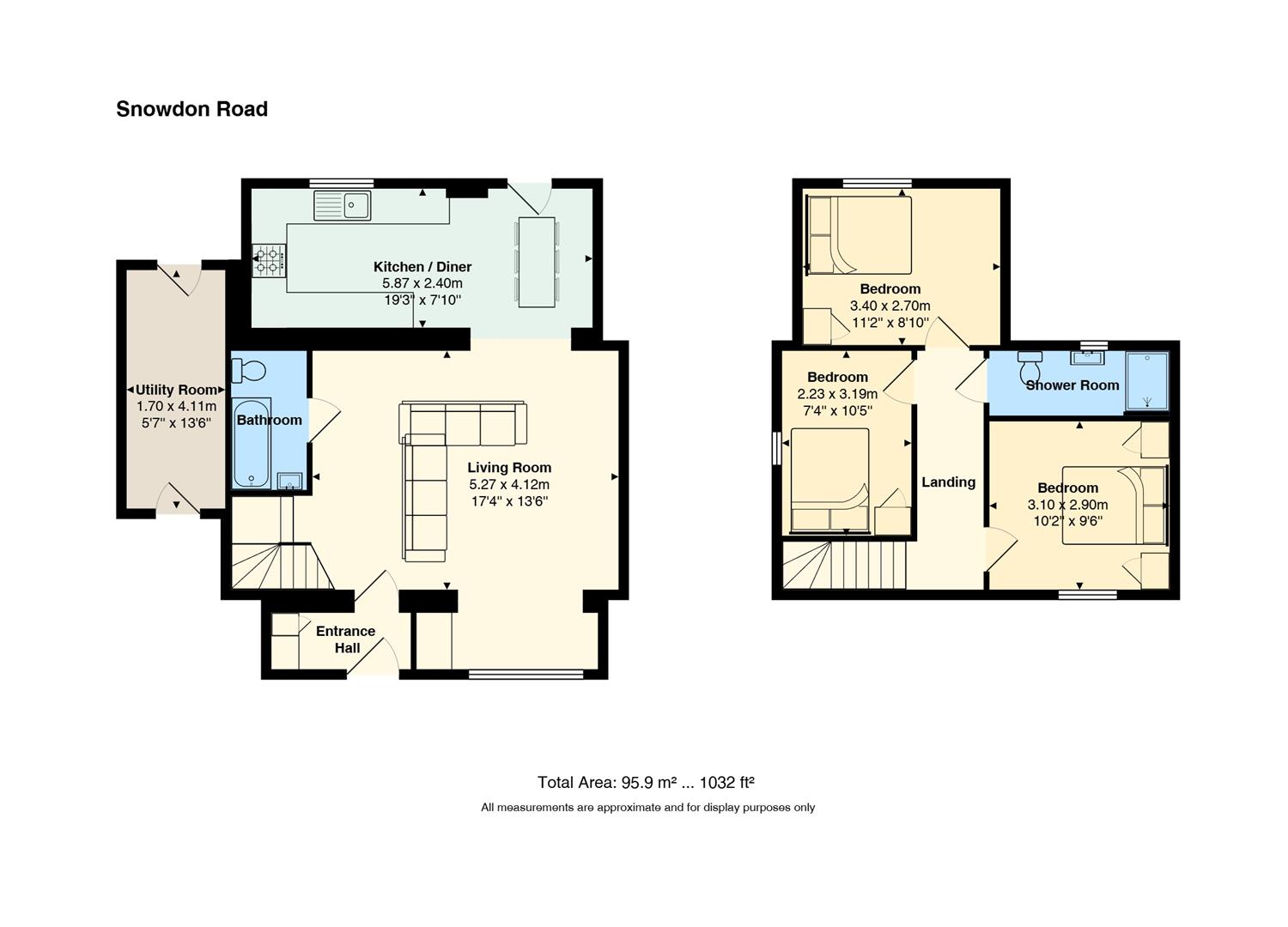 Floorplan for Snowden Road, Ely, Cardiff